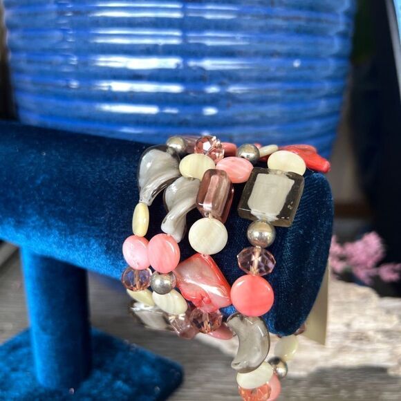 Retro Y2k Chunky Erica Lyons Fashion Bracelet $16ea / 3 for $25 - Picture 2 of 5